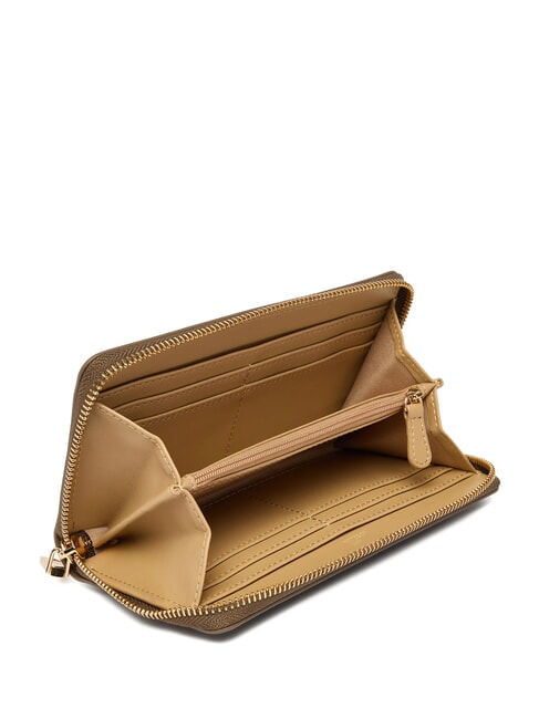 EMBOSSED Large zip-around wallet mud - Women&rsquo;s Wallets