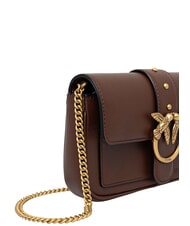 PINKO LOVE ONE POCKET Leather shoulder bag burgundy wine-antique gold - Women&rsquo;s Bags - 3