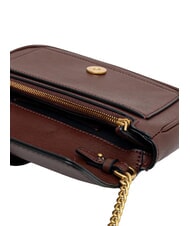 PINKO LOVE ONE POCKET Leather shoulder bag burgundy wine-antique gold - Women&rsquo;s Bags - 4