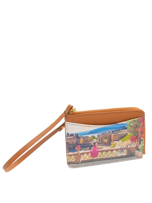 YESBAG Flat card holder with zip and wristlet Taormina summer - Women&rsquo;s Wallets