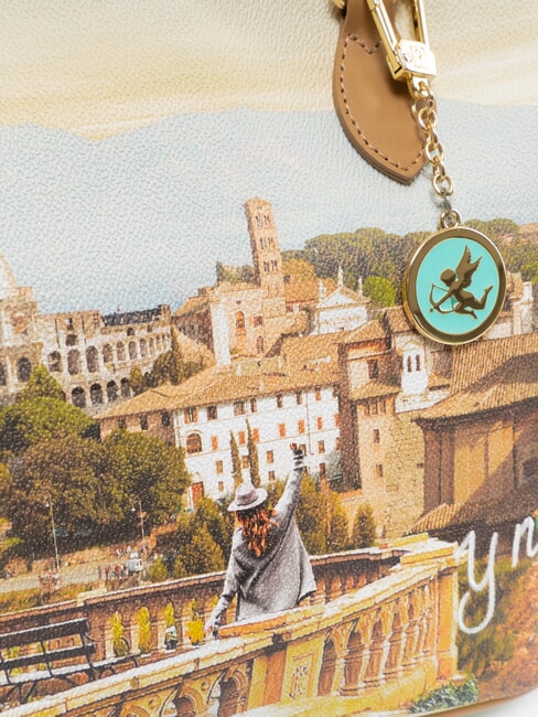 YESBAG Medium shoulder shopping bag Rome landscape - Women&rsquo;s Bags