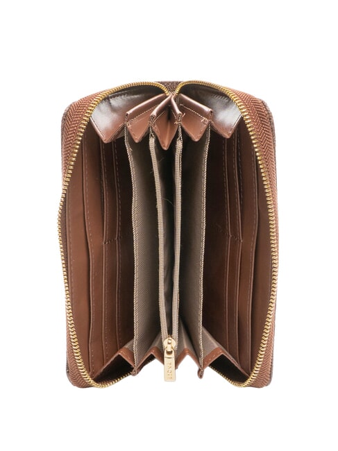 LUX Large zip-around wallet chocolate - Women&rsquo;s Wallets