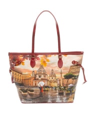 YNOT YESBAG Large shopping bag Rome raining - Women&rsquo;s Bags - 4