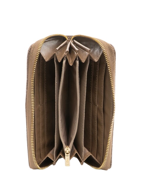 LUX Large zip-around wallet Havana - Women&rsquo;s Wallets