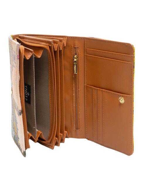 YESBAG Medium wallet with flap yellow flower - Women&rsquo;s Wallets