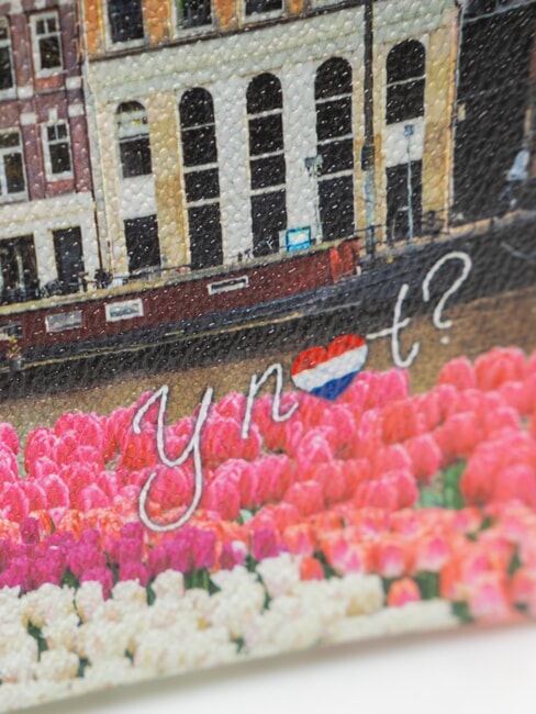 YESBAG Medium clutch bag with cuff tulips - Women&rsquo;s Bags