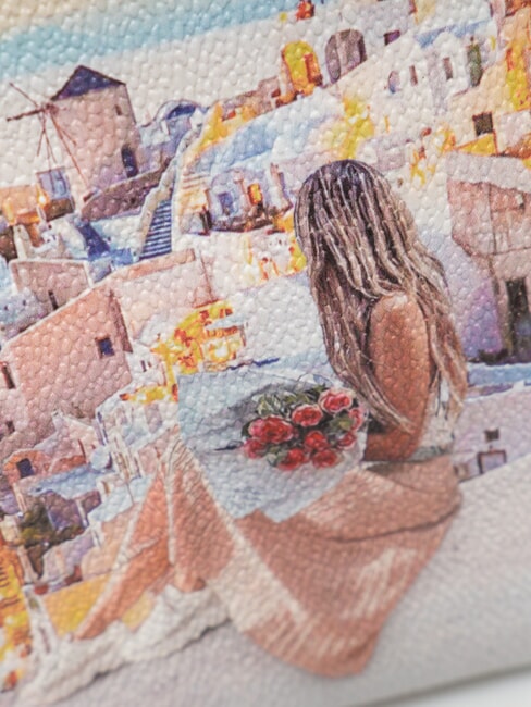 YESBAG Medium clutch bag with cuff Greece sunset - Women&rsquo;s Bags