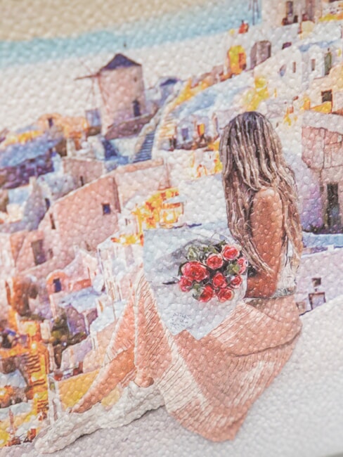 YESBAG Medium clutch bag with cuff Greece sunset - Women&rsquo;s Bags