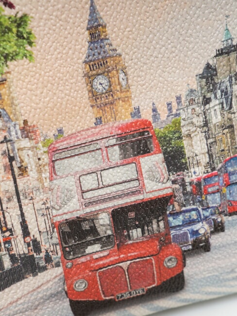 YESBAG Medium clutch bag with cuff London Rainbow - Women&rsquo;s Bags