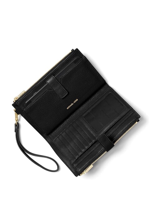 JET SET Leather clutch wallet black - Women&rsquo;s Bags