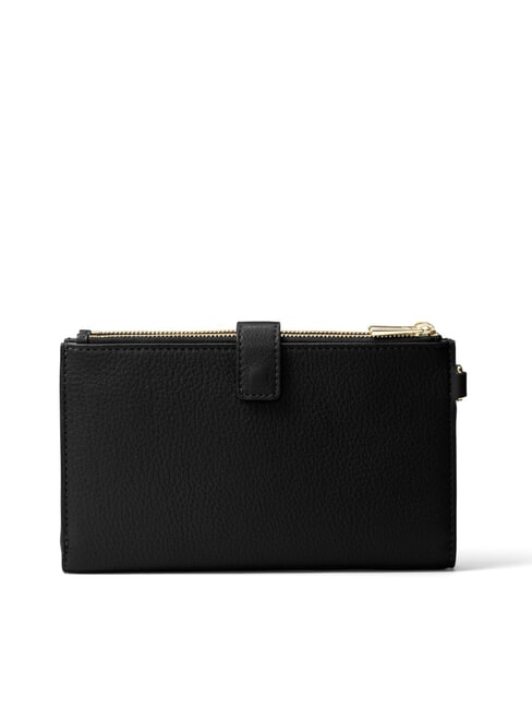 JET SET Leather clutch wallet black - Women&rsquo;s Bags