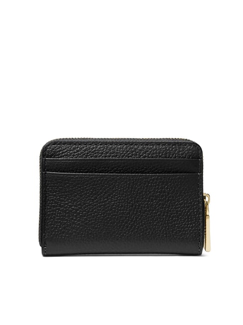 JET SET Leather card holder with coin purse black - Women&rsquo;s Wallets