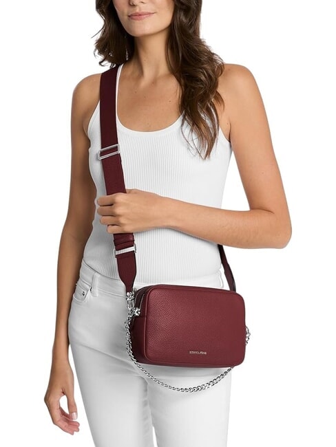 BRYANT Mini shoulder bag, in leather oxblood - Women&rsquo;s Bags