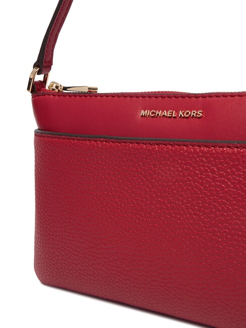 JET SET Leather shoulder clutch bag crimson - Women&rsquo;s Bags