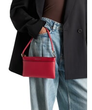 MICHAEL KORS JET SET Leather shoulder clutch bag crimson - Women&rsquo;s Bags - 5