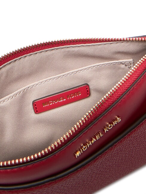 JET SET Leather shoulder clutch bag crimson - Women&rsquo;s Bags