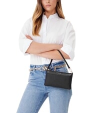 MICHAEL KORS JET SET Leather shoulder clutch bag black - Women&rsquo;s Bags - 5