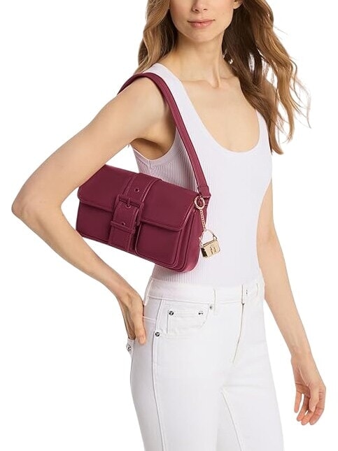 COLBY Medium leather shoulder bag mulberry - Women&rsquo;s Bags