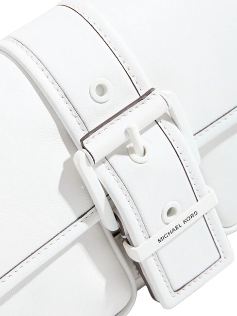 COLBY Medium leather shoulder bag optical white - Women&rsquo;s Bags