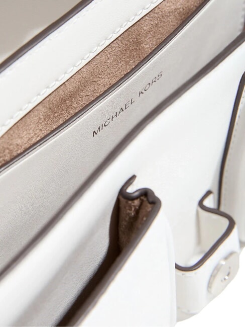 COLBY Medium leather shoulder bag optical white - Women&rsquo;s Bags