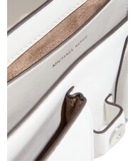 MICHAEL KORS COLBY Medium leather shoulder bag optical white - Women&rsquo;s Bags - 4