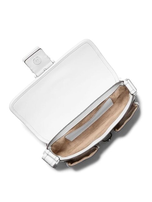 COLBY Medium leather shoulder bag optical white - Women&rsquo;s Bags