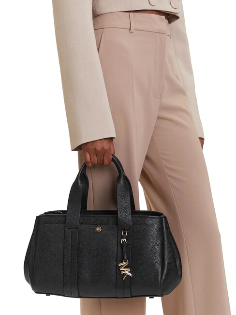 ROMEE Leather satchel bag with shoulder strap black - Women&rsquo;s Bags