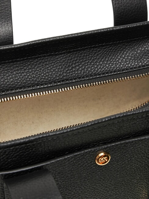 ROMEE Leather satchel bag with shoulder strap black - Women&rsquo;s Bags