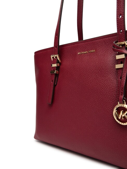 QUINN Medium leather shopping bag mulberry - Women&rsquo;s Bags