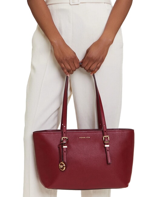QUINN Medium leather shopping bag mulberry - Women&rsquo;s Bags