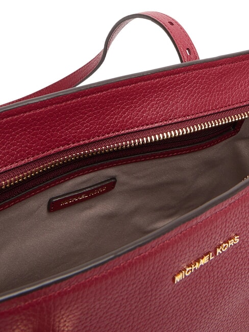 QUINN Medium leather shopping bag mulberry - Women&rsquo;s Bags