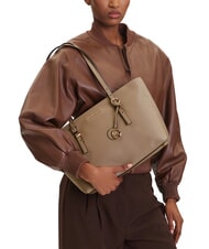 MICHAEL KORS QUINN Medium leather shopping bag birch - Women&rsquo;s Bags - 5