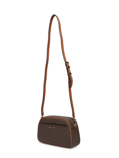 JET SET Camera case bag with all-over print brn/acorn - Women&rsquo;s Bags