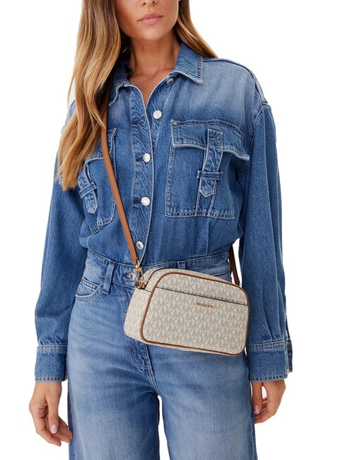 JET SET Camera case bag with all-over print vanilla/acrn - Women&rsquo;s Bags