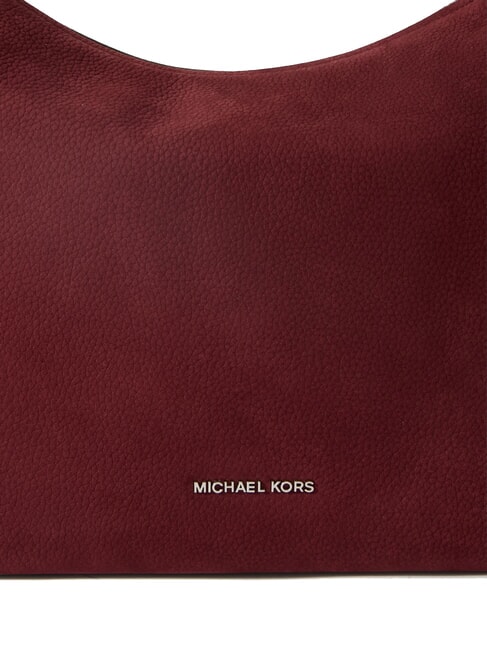 NOLITA Large nubuck leather shoulder bag oxblood - Women&rsquo;s Bags