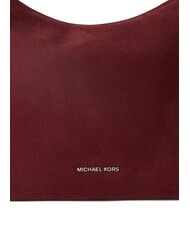 MICHAEL KORS NOLITA Large nubuck leather shoulder bag oxblood - Women&rsquo;s Bags - 3