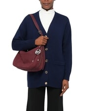 MICHAEL KORS NOLITA Large nubuck leather shoulder bag oxblood - Women&rsquo;s Bags - 4