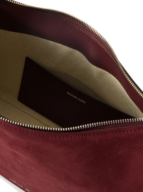 NOLITA Large nubuck leather shoulder bag oxblood - Women&rsquo;s Bags