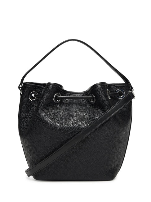 AVERY Leather bucket bag with shoulder strap black - Women&rsquo;s Bags