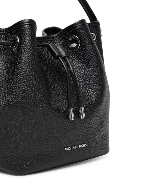 AVERY Leather bucket bag with shoulder strap black - Women&rsquo;s Bags