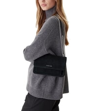 MICHAEL KORS CLAIRE Suede shoulder bag black - Women&rsquo;s Bags - 5