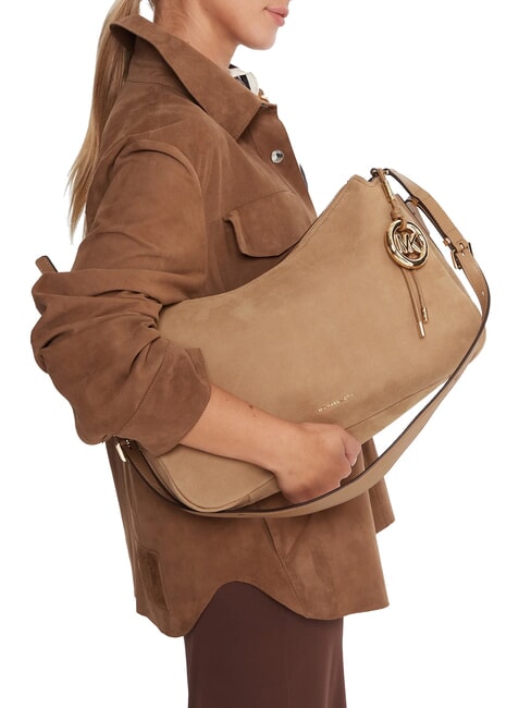 NOLITA Nubuck leather shoulder bag husk - Women&rsquo;s Bags