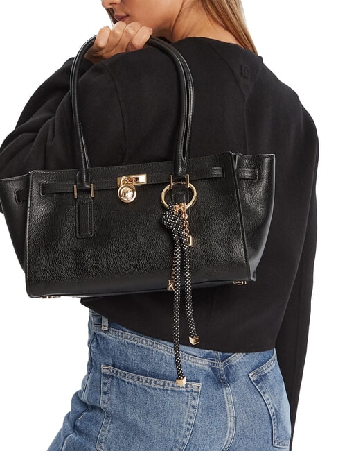 HAMILTON MODERNE Leather shoulder bag black - Women&rsquo;s Bags