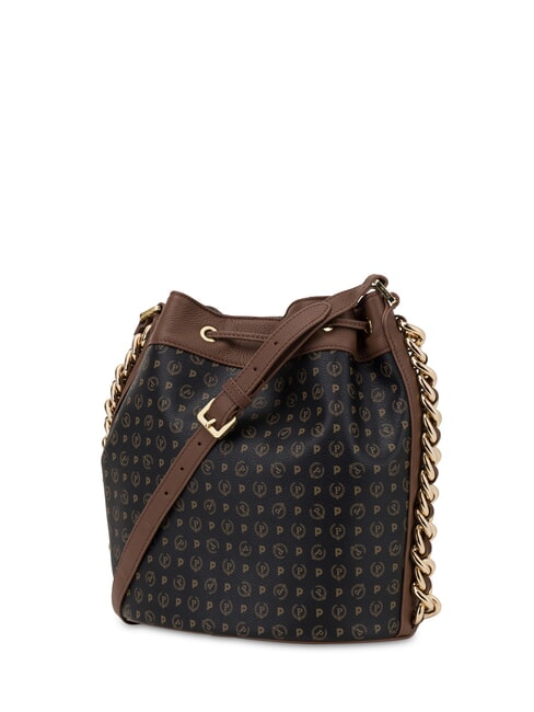 HERITAGE Shoulder bucket bag black brown - Women&rsquo;s Bags