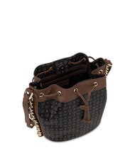 POLLINI HERITAGE Shoulder bucket bag black brown - Women&rsquo;s Bags - 5