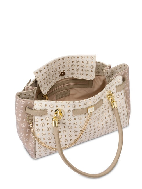 HERITAGE Shoulder bag with double handles ivory - Women&rsquo;s Bags