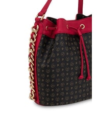 POLLINI HERITAGE Shoulder bucket bag black lacquer - Women&rsquo;s Bags - 3