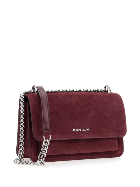 CLAIRE Suede shoulder bag oxblood - Women&rsquo;s Bags