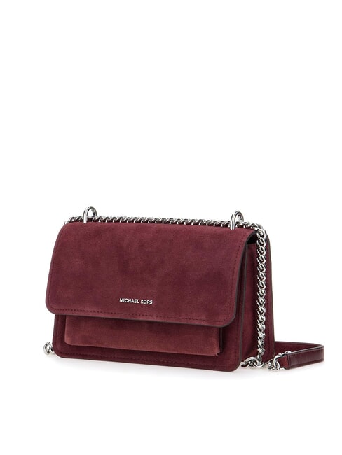CLAIRE Suede shoulder bag oxblood - Women&rsquo;s Bags
