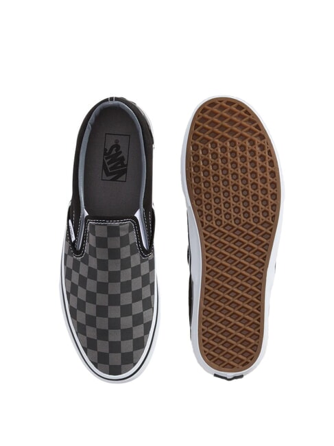 CLASSIC SLIP-ON CLASSIC Slip on for women black/pewter checkerboard - Unisex shoes
